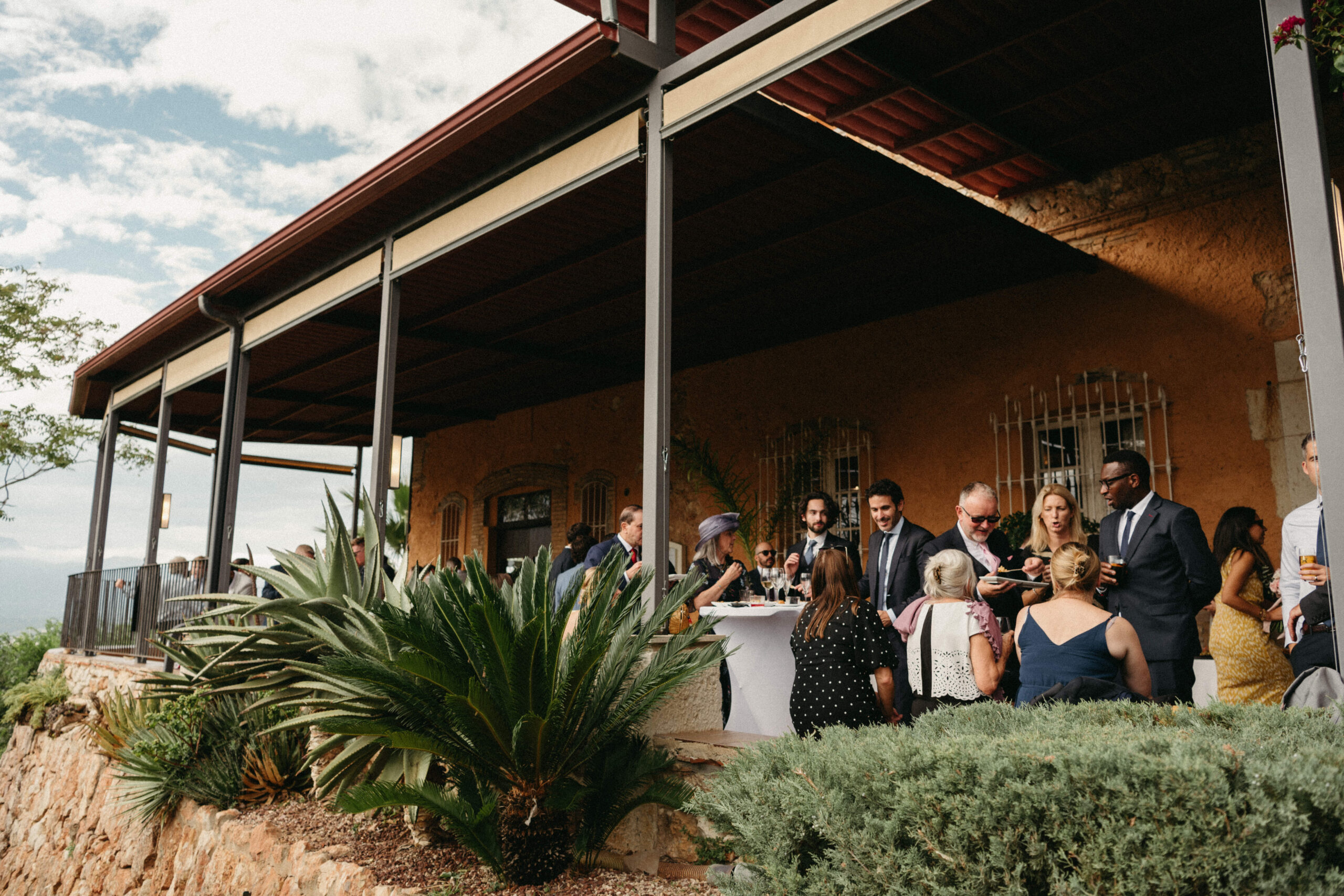 aperitiu de boda al porxo de lo raco de mig cami 