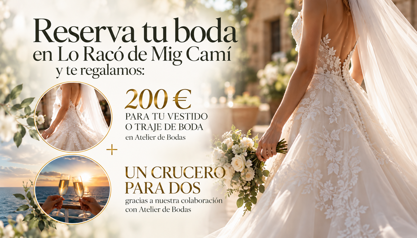 200 euros y un crucero para dos en lo raco de mig cami